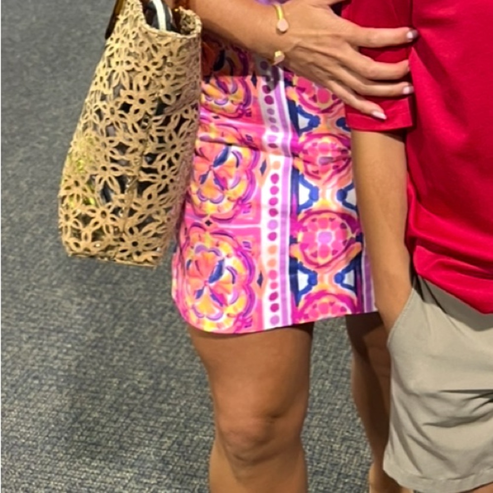Lilly Pulitzer • Marigold Skort in Pink Fusion Rock House - 4